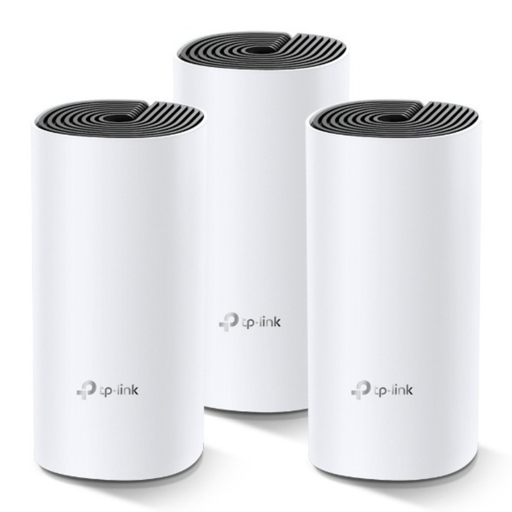 Roteador Tp-link Sistema Wi-fi Mesh Ac1200 Deco M4 (3-pack) Branco/preto 100v/240v + NF-e