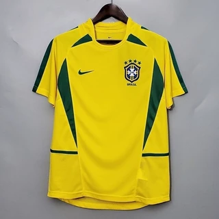 Camisa De Futebol Retro Brasil 2002 EX9Q