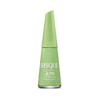 Esmalte Cremoso Verde Vivendo Minha Arte Meu Jeito Risque