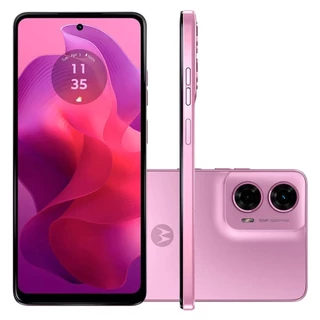 Smartphone Motorola Moto G24 128GB 4GB RAM Tela de 6.6" Rosa