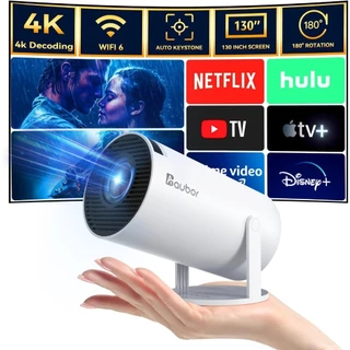 Projetor Magcubic HY300 Original Portátil Smart Android 11 4K Ultra HD HDMI Wifi Bluetooth Alto Falante Embutido