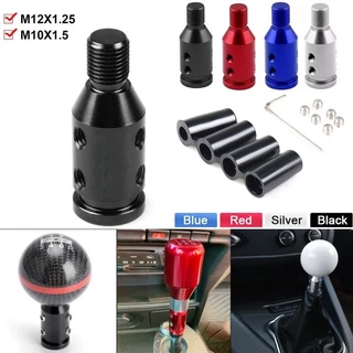 Adaptador De Alavanca De Câmbio Manual Universal Para Carro M10x1,5/M12x1,25 Liga De Alumínio Roscado
