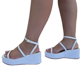 Sandália feminina anabela confortavel promoção.