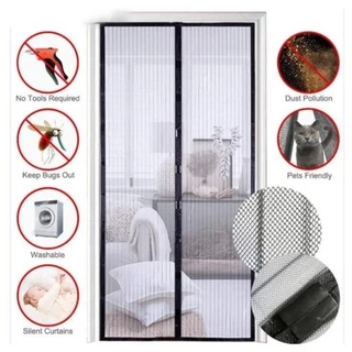 Cortinas Zipper Mosquiteiro Rede De Tela De Porta/Anti-Gato mosquito Sala De Estar Personalizada