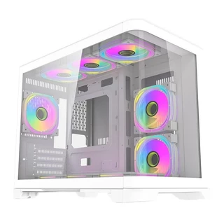 Gabinete Gamer Aigo Darkflash Arc1, Mid-Tower, Lateral De Vidro, Branco, ARC1-WH em Oferta na Shopee