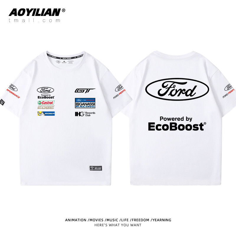 Ford GT rally racing suit Le Manse Comemorativo Camiseta De Manga Curta ...