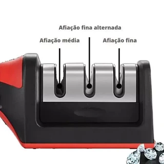 Afiador De Faca Amolador De Fases 3 Profissional - 168 . em Oferta na Shopee