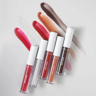 Gloss Labial Hidra Lábios Boca Rosa Hidratante Não Pegajoso 3g