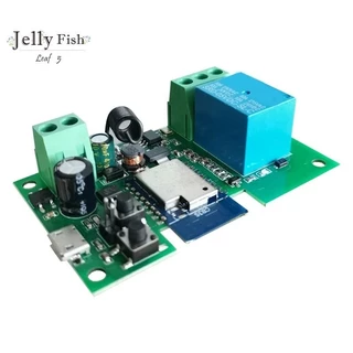 Relé Wifi 12V Tuya Smart Life App Módulo De Interruptor De Aplicação Trabalho De Travamento Automático Com O Google Home 2 Way Control
