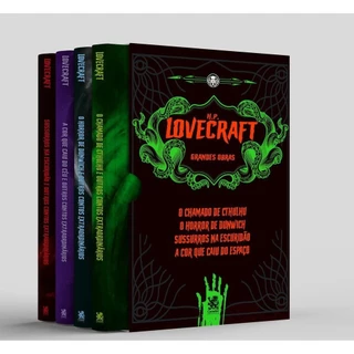 Coleção H.P Lovecraft Grandes Obras | Box com 4 Livros