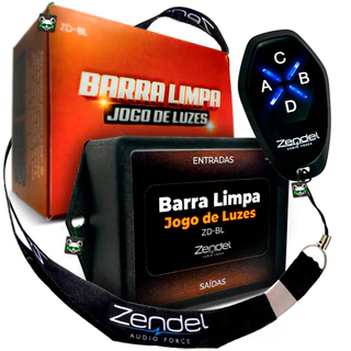 Jogo De Luzes Farol Alterna Pisca Alerta Barra Limpa + Controle Zendel