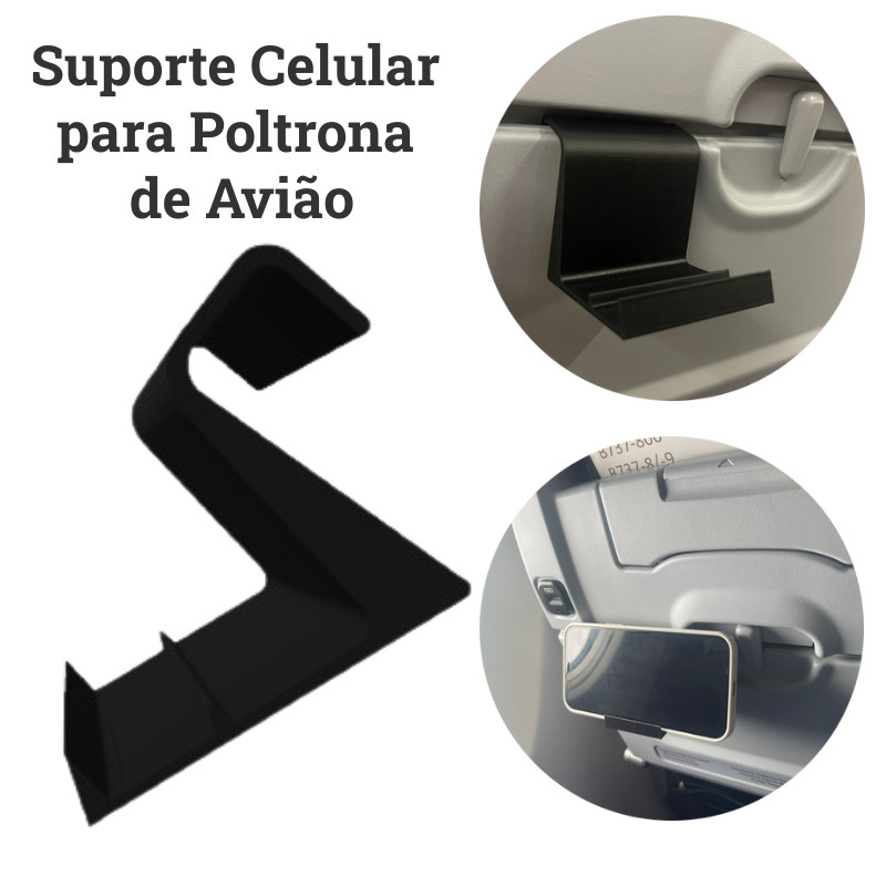 Suporte Para Celular Para Poltrona De Avião Apoio Viagem Assistir