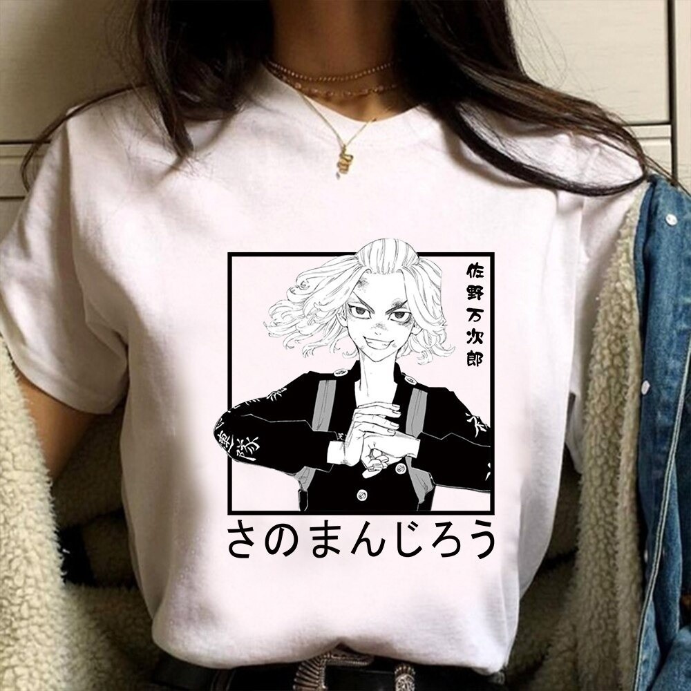 Camisa Anime Feminina Babylook Tokyo Revengers Mikey Mangá | Shopee Brasil