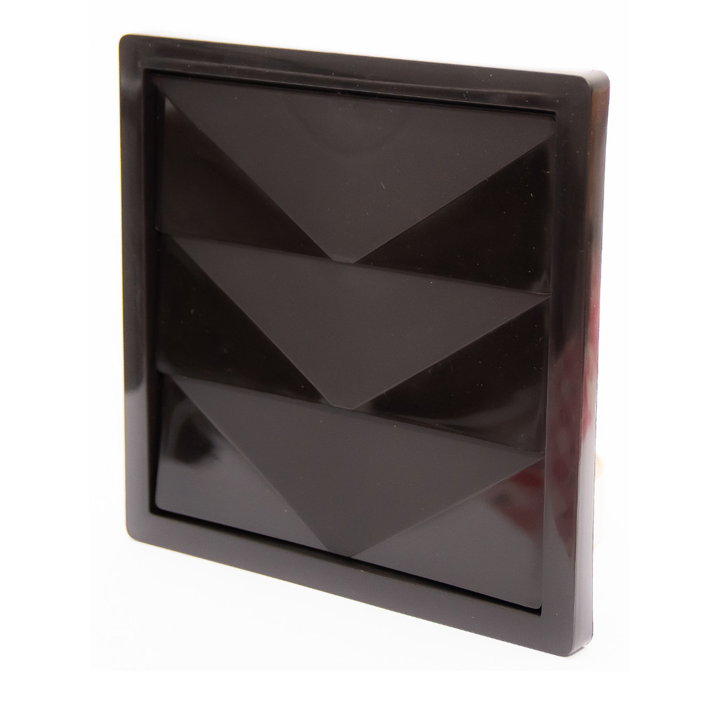 Saida De Ar Grade Grelha Auto Fechante 150mm Preto
