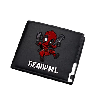 Deadpool The Avengers Once Upon A Deadpool Carteira Dos Desenhos Animados Anime Carteira Titular do cartão Carteira De Uma Peça Carteira Dos Homens Das Mulheres