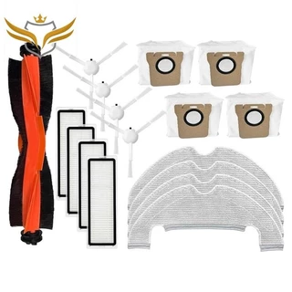 1Set Acessórios De Substituição Adaptado Para Xiaomi X10/B102GL Aspirador De Robô Escova Lateral Principal Panos De Esfregão Com Filtro HEPA Sacos De Pó Peças De Reposição