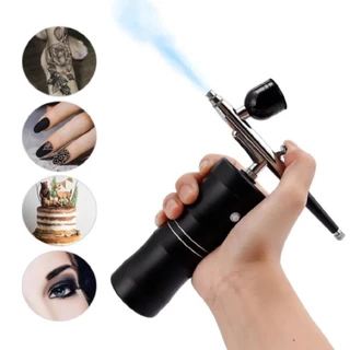 Aerógrafo Portátil com Mini Compressor - Para Unhas, Bolo, Maquiagem, Cabelo