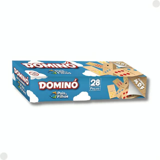 Dominó De Madeira Mdf 10772 - Pais E Filhos