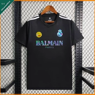 Camisa preta equipe 2023 Futebol HM TCUF Real madrid camisa de futebol 