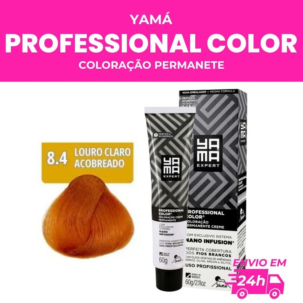 PROFESSIONAL COLOR NANO INF. 8.4 LOURO CLARO ACOBREADO (TINTA PARA