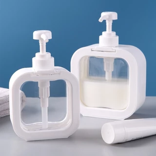 Dispensador De Shampoo Desinfetante de Branco transparente Simples Para As Mãos Para Frasco De Bomba