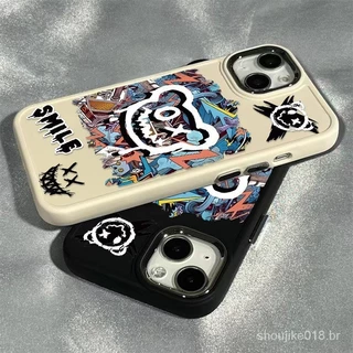 Estojo À Prova De Choque Chaopai graffiti Para iPhone 15 13 11 14 12 Pro Max 7/8 Mais SE 2020 x XS