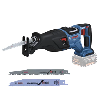 Serra Sabre GSA 185-LI Bosch 18V Brushless com 2 Lâminas