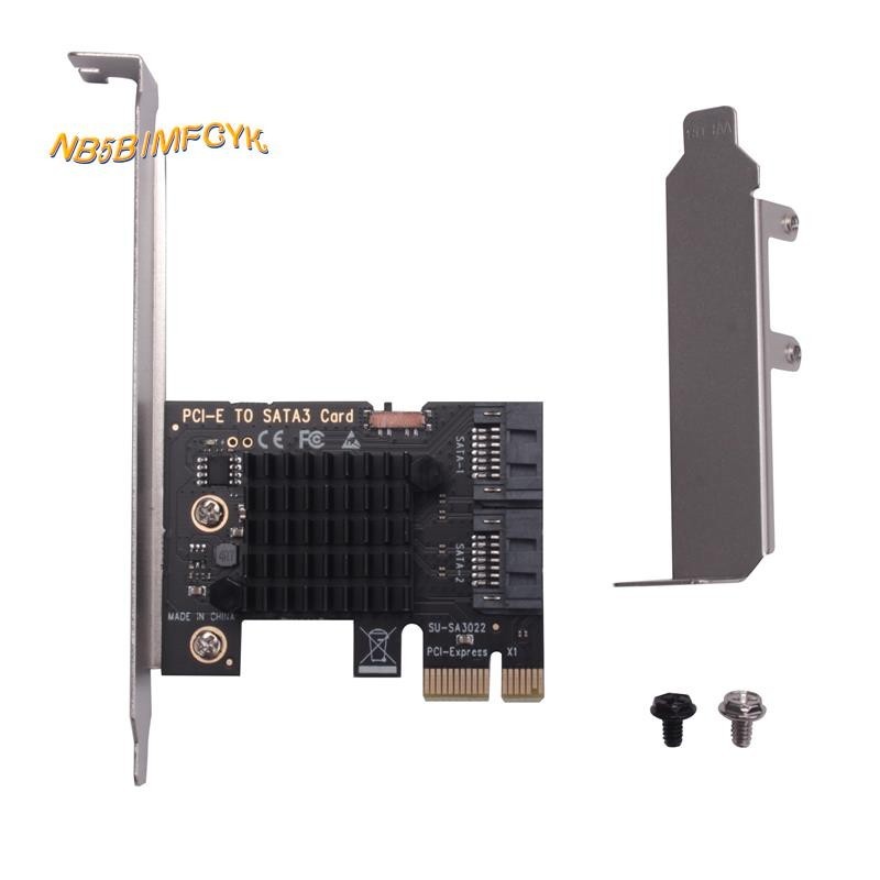 PCIe Para SATA 3.0 6G Adaptador SSD PCI-E Express X1 Placa De Expansão Do Controlador Riser Adicionar Na Mineração