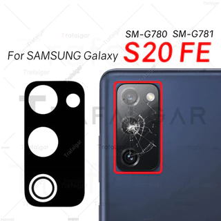 Lente De Vidro Da Câmera Traseira Para SAMSUNG GALAXY S20 FE 5G SM-G780 G781 Substituição Com Adesivo