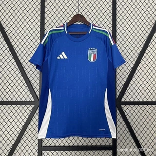 24 /25 L-A Italy Home Camisa de futebol masculina Camisa esportiva azul