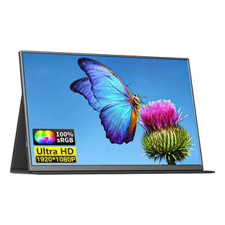 Monitor Portátil Ultra Sllin Viagens Trabalho Tipe-c Hdmi