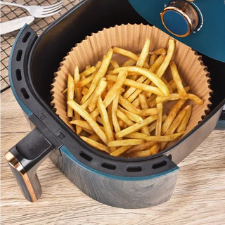 50/100/150/200 Pcs Papel Forro Air Fryer Non-stick Forma Non-stick