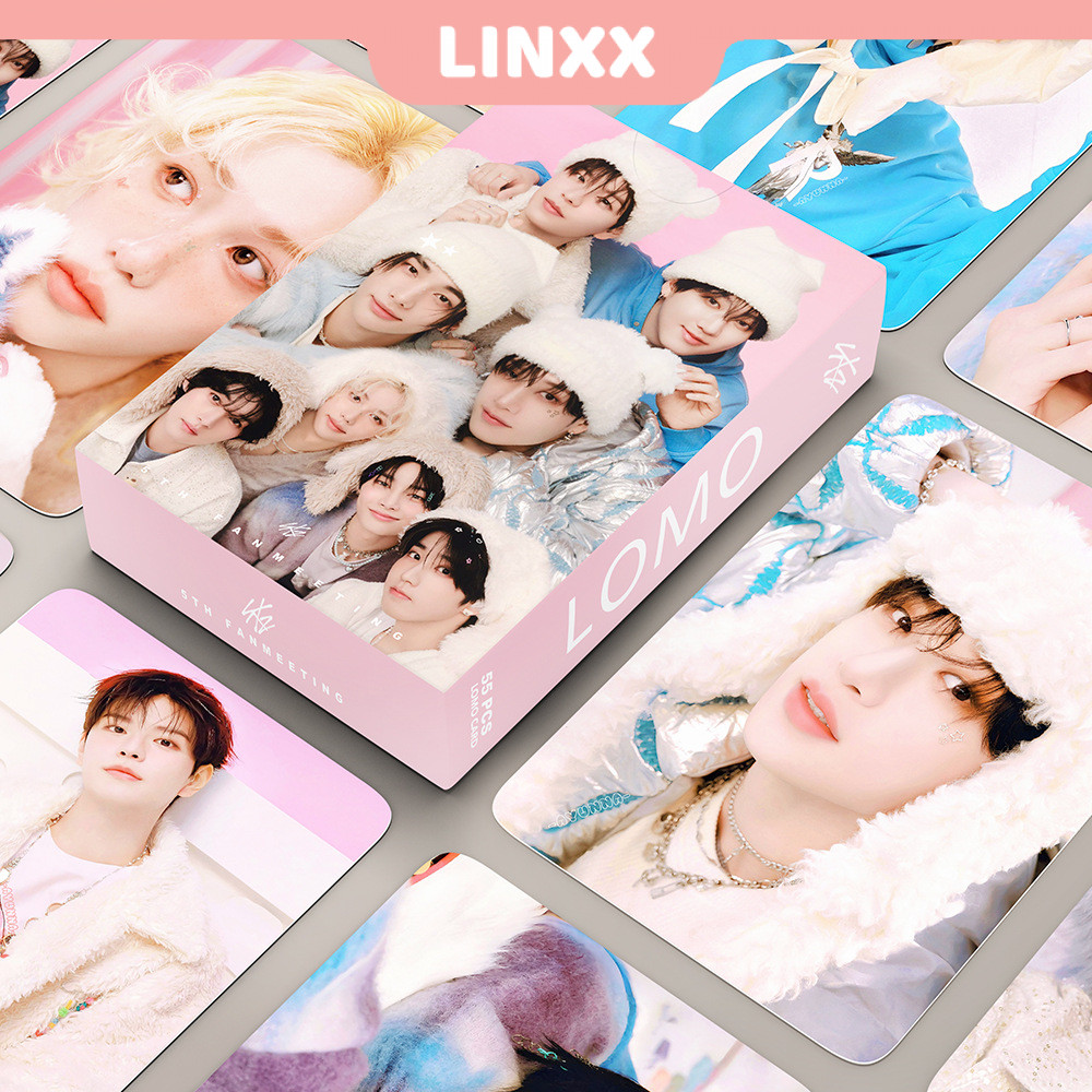 LINXX 55pcs Stray Kids 5o Álbum LOMO Cartões K-Pop Fan Fotográficos ...