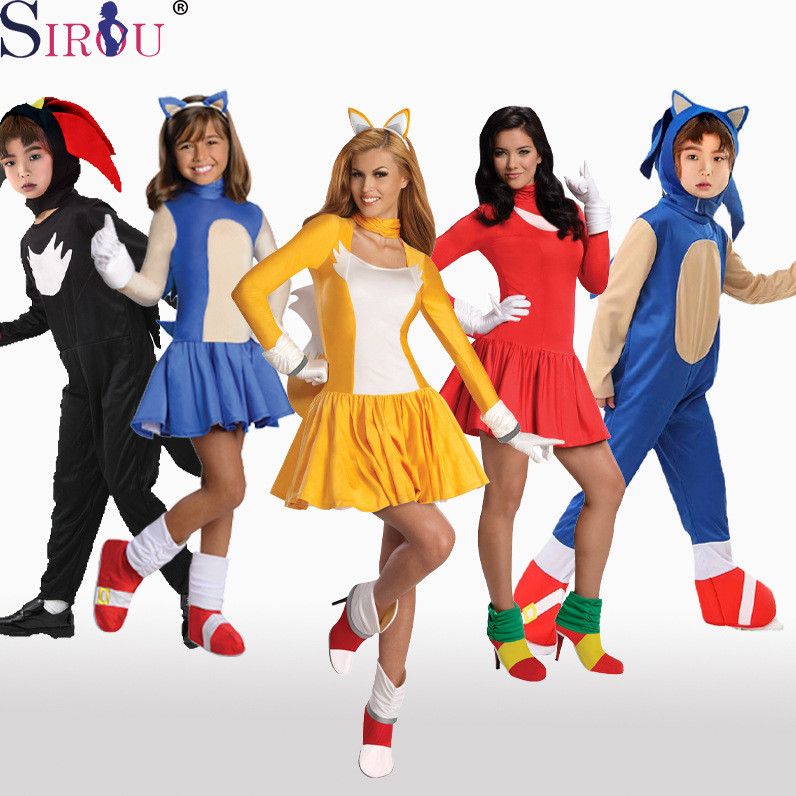 Fantasia de Cosplay de Sonic dos Desenhos Animados de Comércio Exterior ...