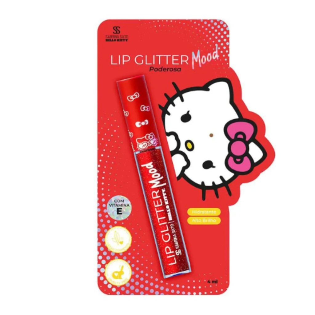 Lip Glitter Poderosa Mood Sabrina Sato Hello Kitty