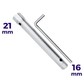 Chave de Vela Ponta Dupla 16/21mm 20cm