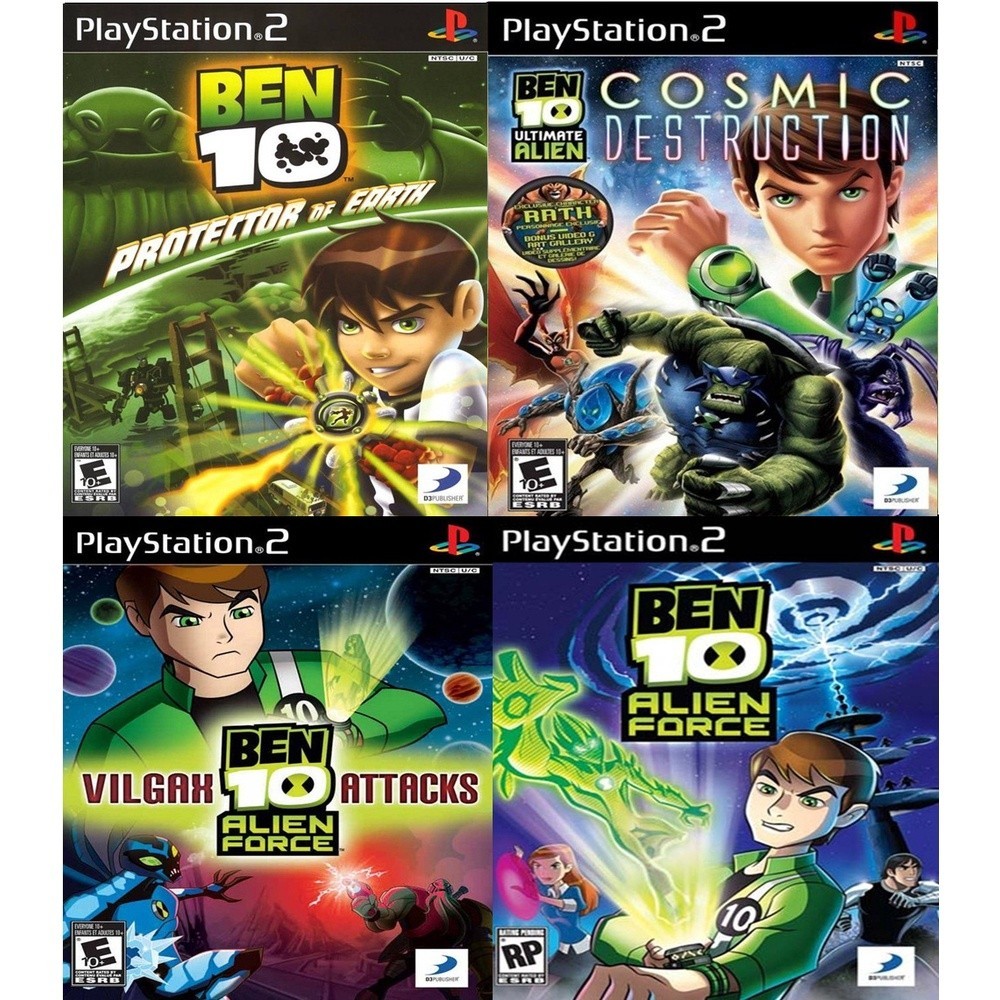 Kit Ben 10 Collection com 4 Jogos (PS2) | Shopee Brasil