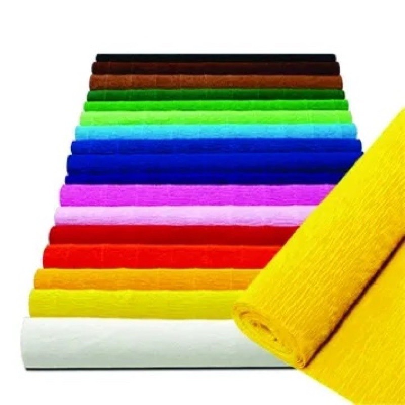Papel Crepom - Kit com 10 rolos 48cmx2m | Shopee Brasil
