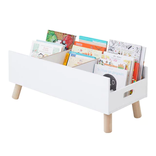 Estante Porta Livros Infantil De Chão -pé Palito-60cm-branco
