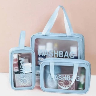 Kit 3 Nécessaires Washbag (605166) Feminina Maquiagem Cosméticos