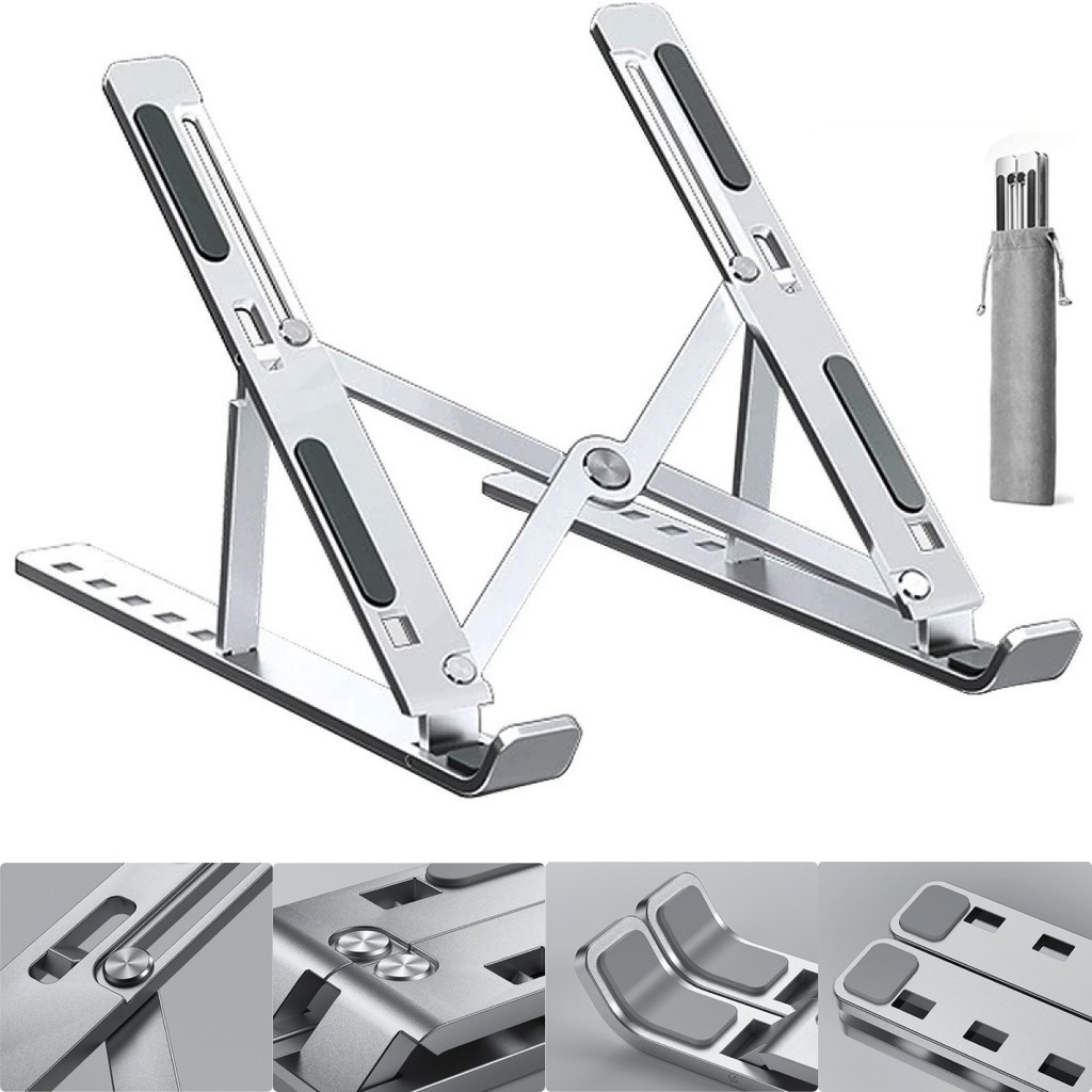 Suporte Notebook Base Ergonômico Netbook Tablet Dobravel | Shopee Brasil