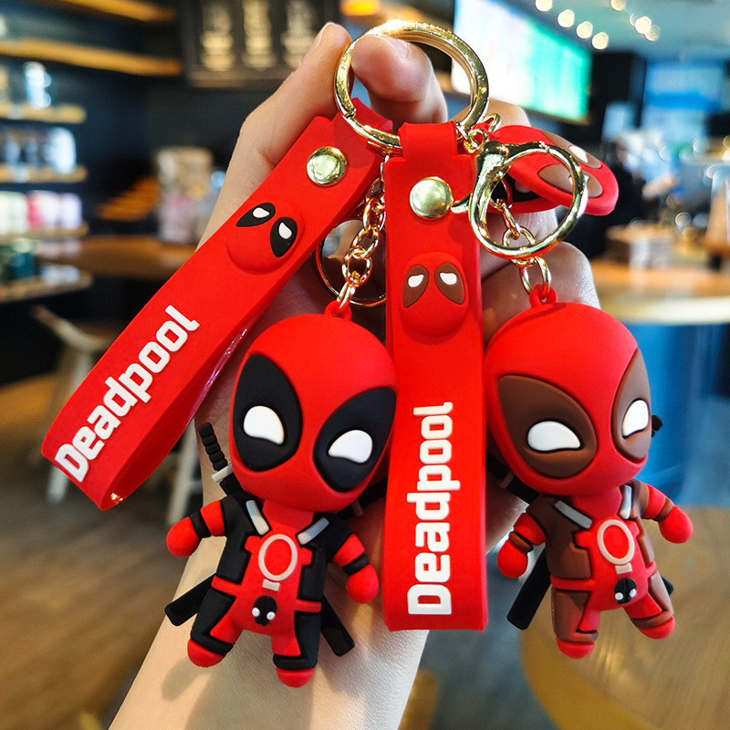 Deadpool Marvel Cartoon Porta-Chaves De Carro