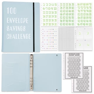 Quente 100 Dias Envelope Desafio A5 Folhas Soltas Caderno Pasta Livro Poupança Dinheiro Orçamento Organizador De Armazen