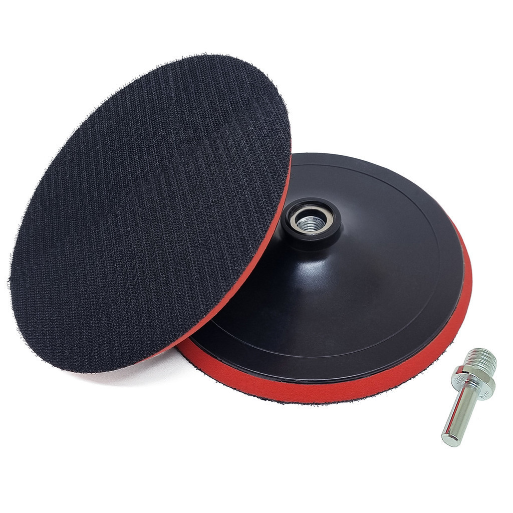 Platorello di supporto da 50 mm + 100 dischi abrasivi in velcro, adatto per Proxxon LWB/E, LHW/E A, WP/E, WP/A, WPE, WPA