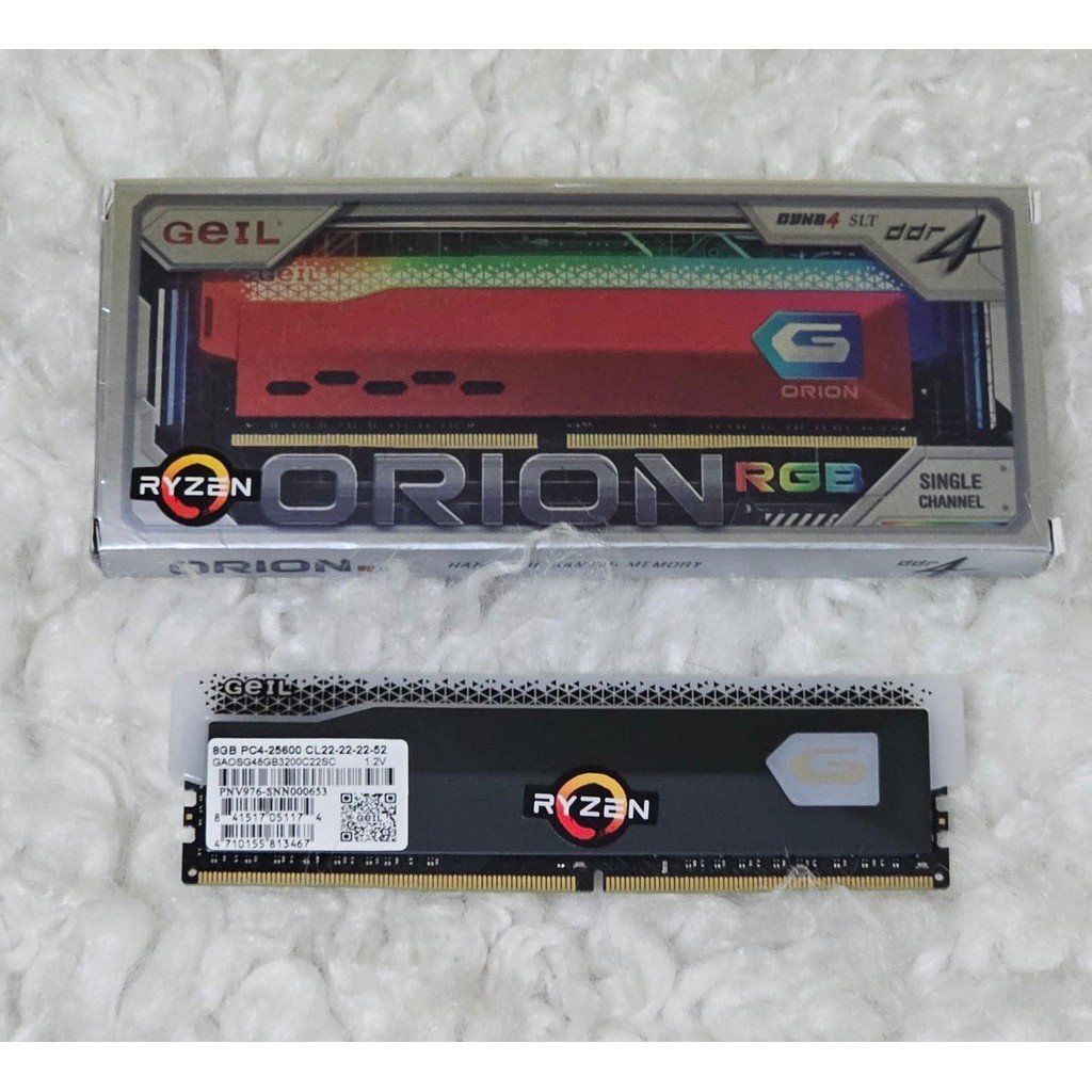 Memória Geil Orion 8gb DDR4 3200hz RGB desktop