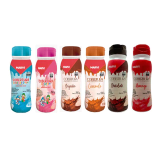 COBERTURA PARA SORVETE 190G MARVI - ESCOLHA O SABOR