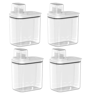 4x Dispenser Lavanderia Produtos de Limpeza 1,5L OU Flow