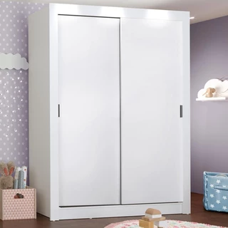 Guarda-Roupa Infantil Madesa Bento 2 Portas de Correr 2 Gavetas - Branco em Oferta na Shopee