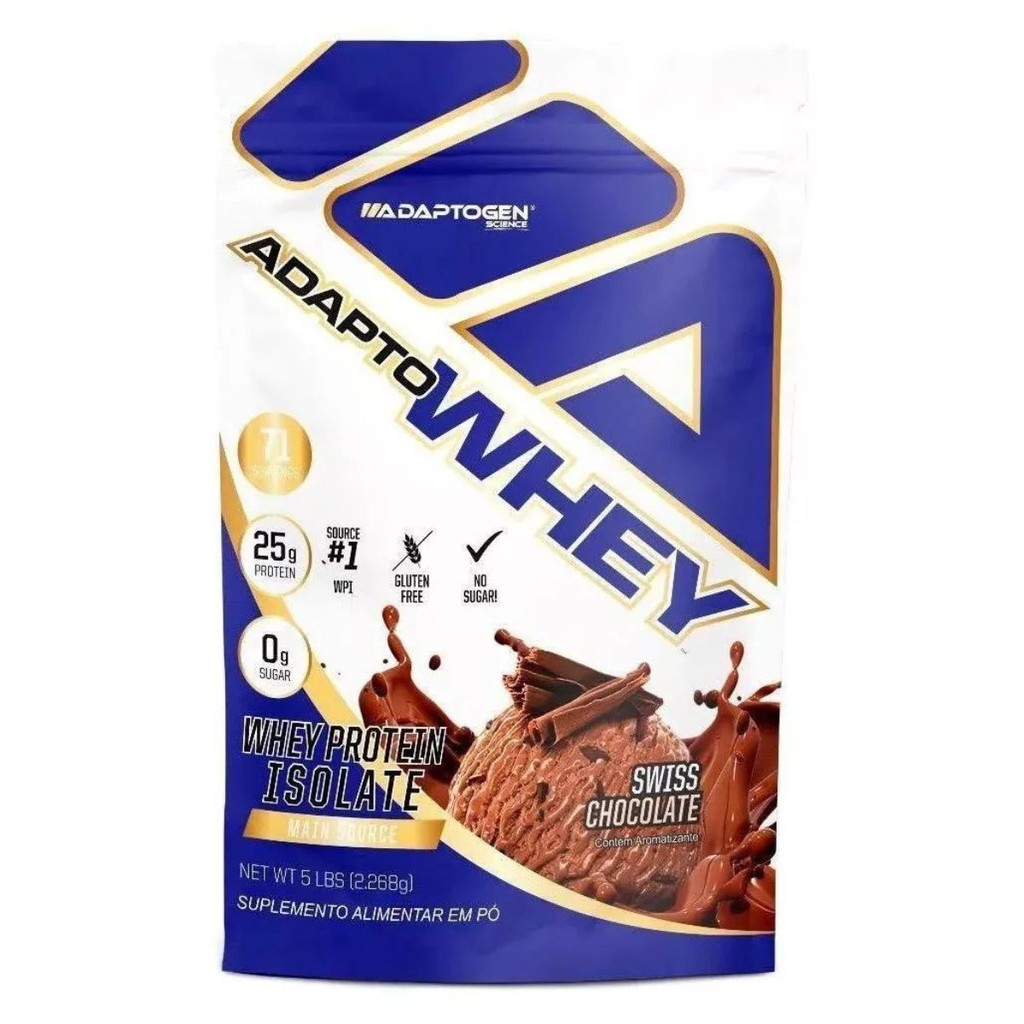 Adapto Whey 3w 2240g - Adaptogen Science Sabor Chocolate | Shopee Brasil