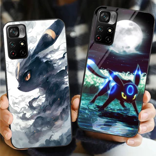 Pokemon Umbreon 03 Caso De Telefone Vidro Para POCO F3 F4 F5 M3 M4 M5 M6 4G X3 X4 GT NFC X5 X6 PRO 5G